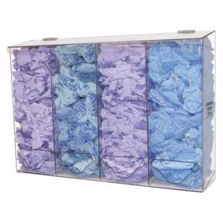 Dispensador a granel 4 compartimentos transparente A