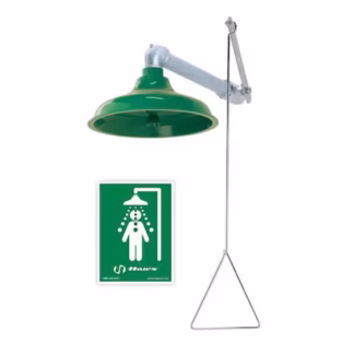 Ducha de emergencia Axion MSR horizontal verde A