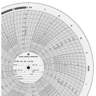 Gráfico de papel circular, 0 a 10 o 100, PK100 A