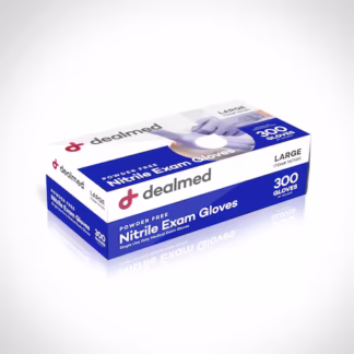 Guantes desechables de nitrilo azulvioleta L A