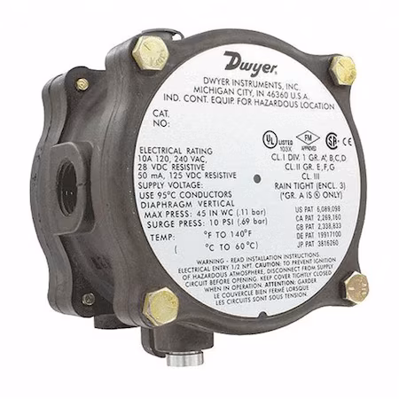 Interruptor de presión a prueba de explosiones A
