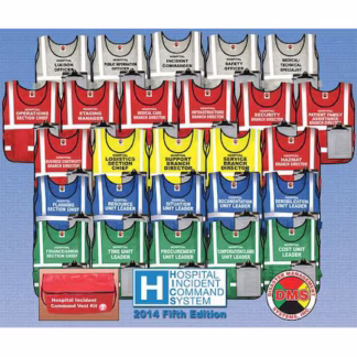 Kit de chaleco HICS 2014, mediano, 26 chalecos A