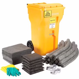 Kit universal para derrames con ruedas, 65 gal. A