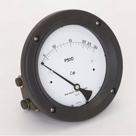 Manómetro 0 a 30 psi Midwest Instrument E