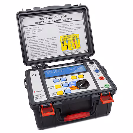 Medidor de miliohmios Triplett CAT III 300V A