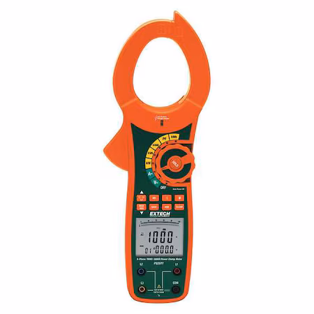 Medidor de potencia de pinza EXTECH 1000 A A