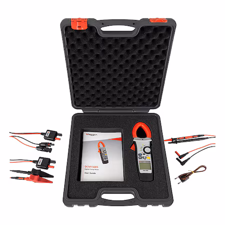 Pinza amperimétrica solar DCM1500S A