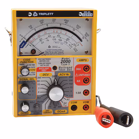 Probador de ferrocarril analógico 600V Triplett B