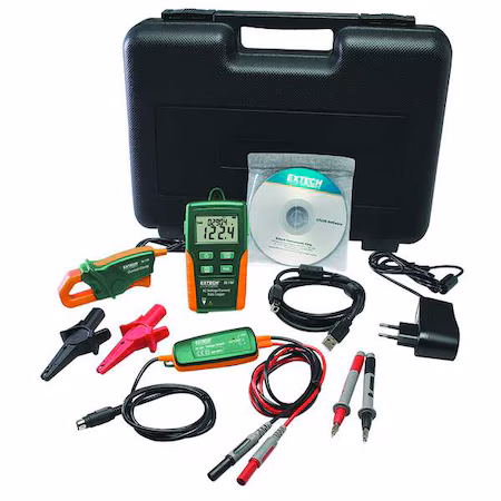 Registrador de datos de voltajecorriente CA EXTECH A