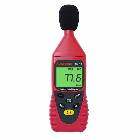 Sonómetro Digital AMPROBE 30 a 130 dB A